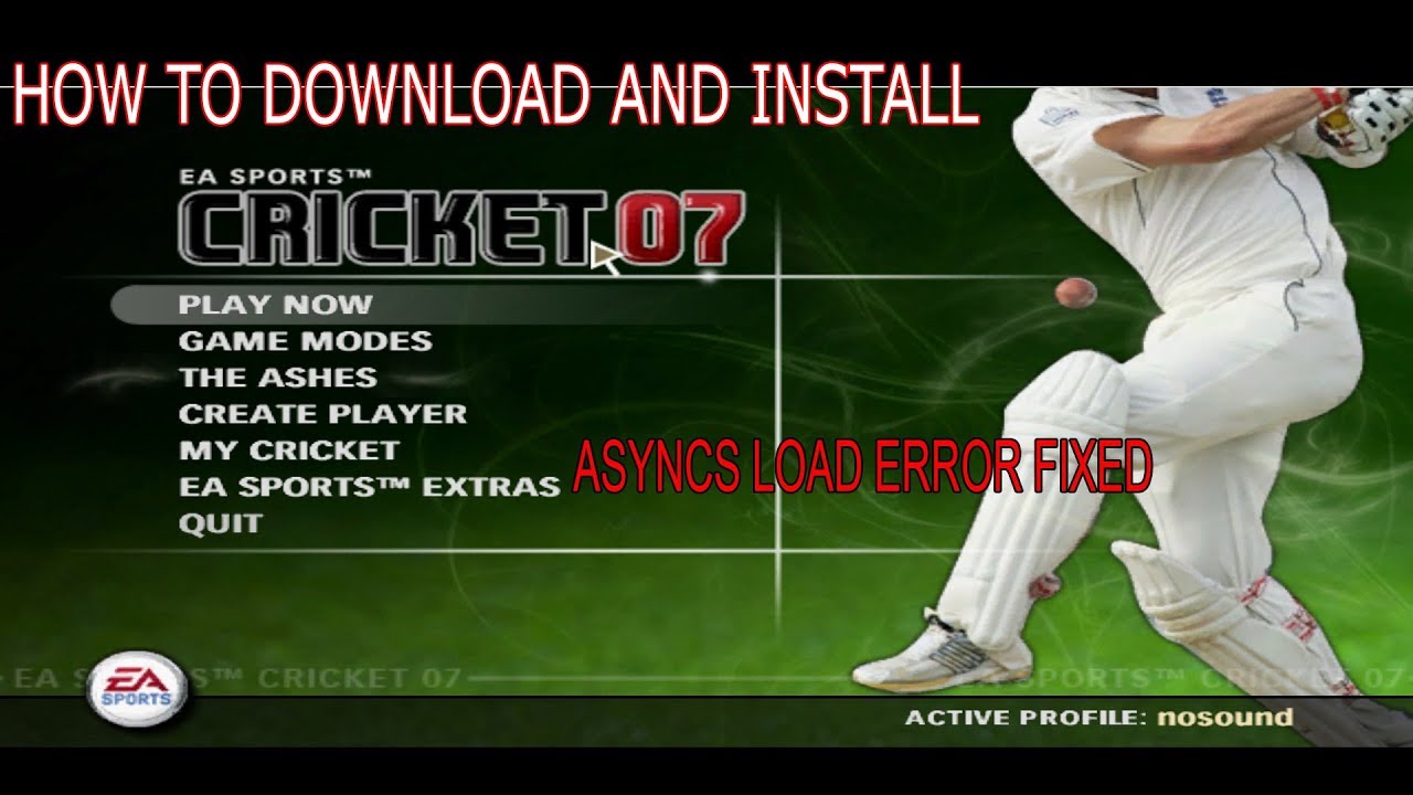 ea sports cricket 07 ps2 torrent download